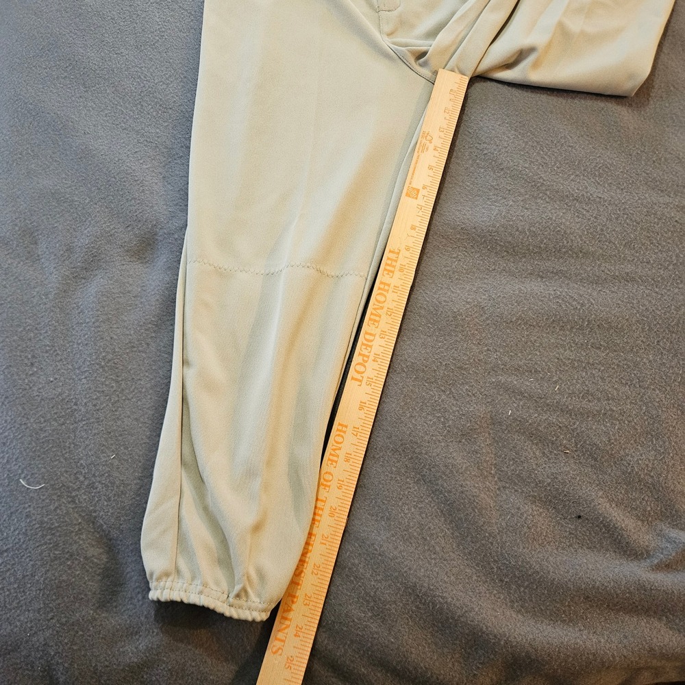 Augusta Sportswear Mens Baseball Pants Silver Grey Adult Large NWT 2 pairs - Picture 6 of 11
